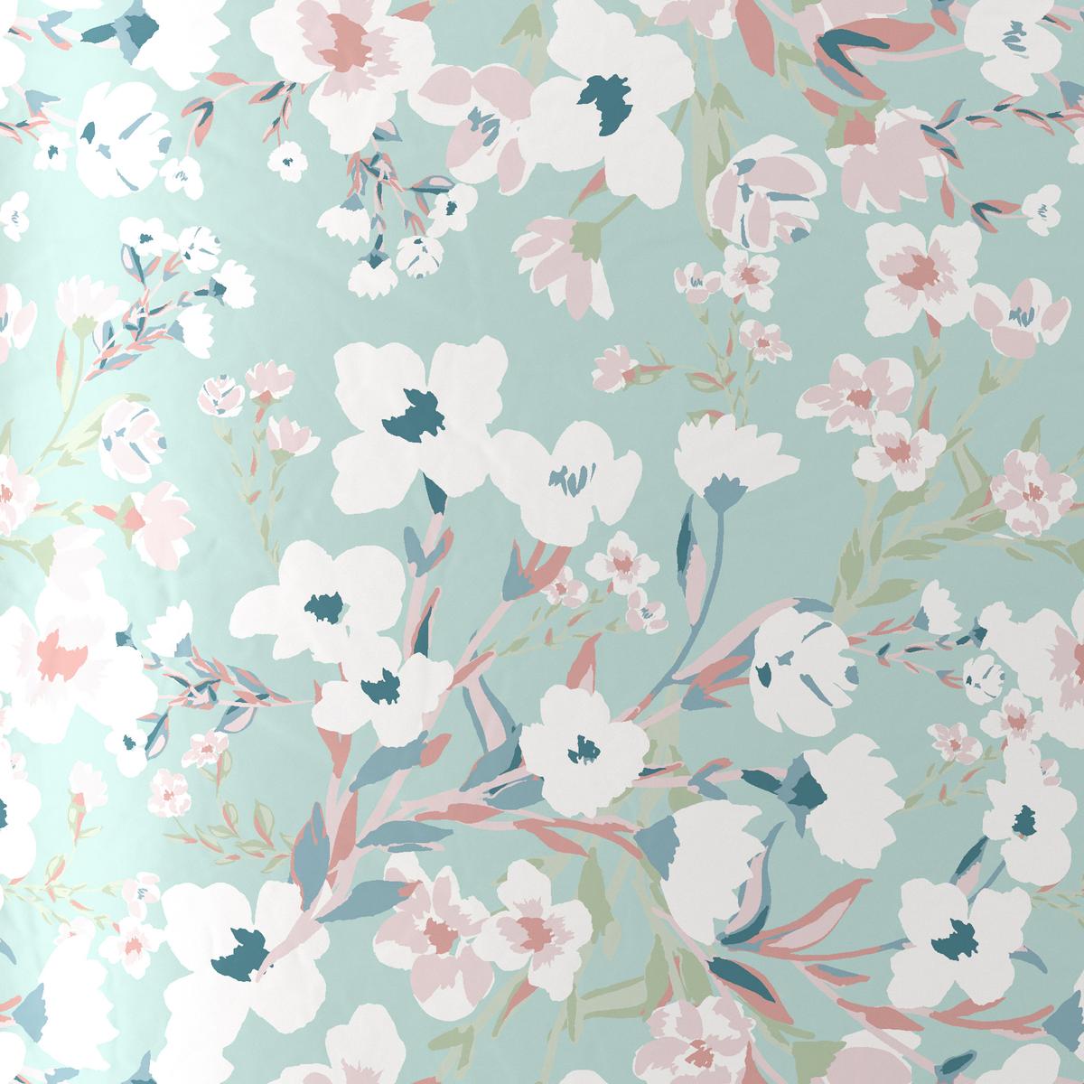 BETTWÄSCHESET UTE - Grün, Romantik / Landhaus, Textil (160/210cm) - Modern Living