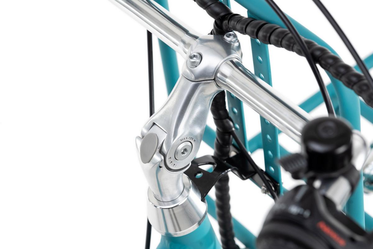 ELEKTROFAHRRAD Alu City Damen Cantaloupe 28" - Blau, Basics, Metall (180/70/100cm)