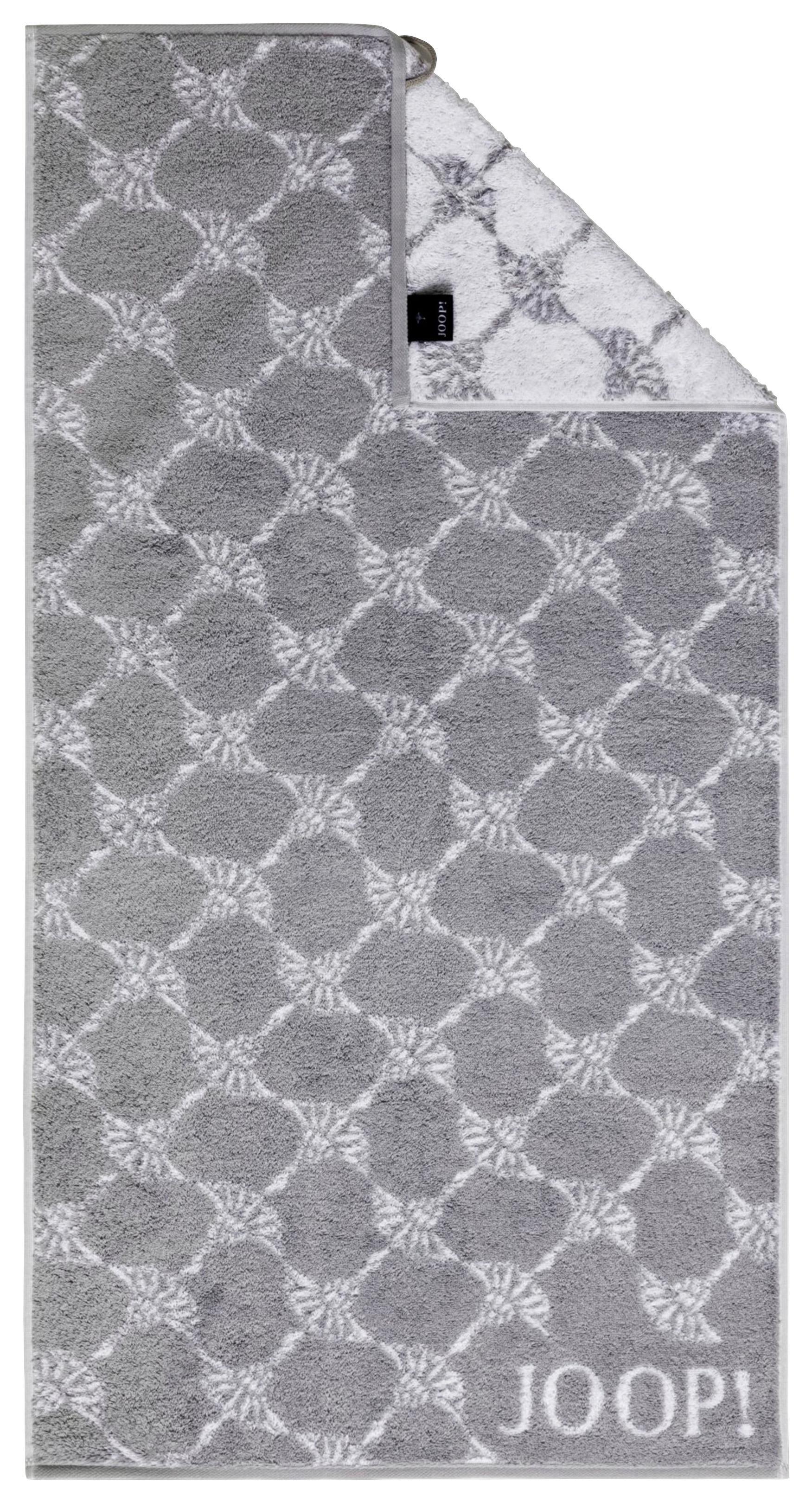 RĘCZNIK PRYSZNICOWY JOOP! CLASSIC CORNFLOWER - kolor srebrny, Basics, tkanina (80/150cm) - Joop!