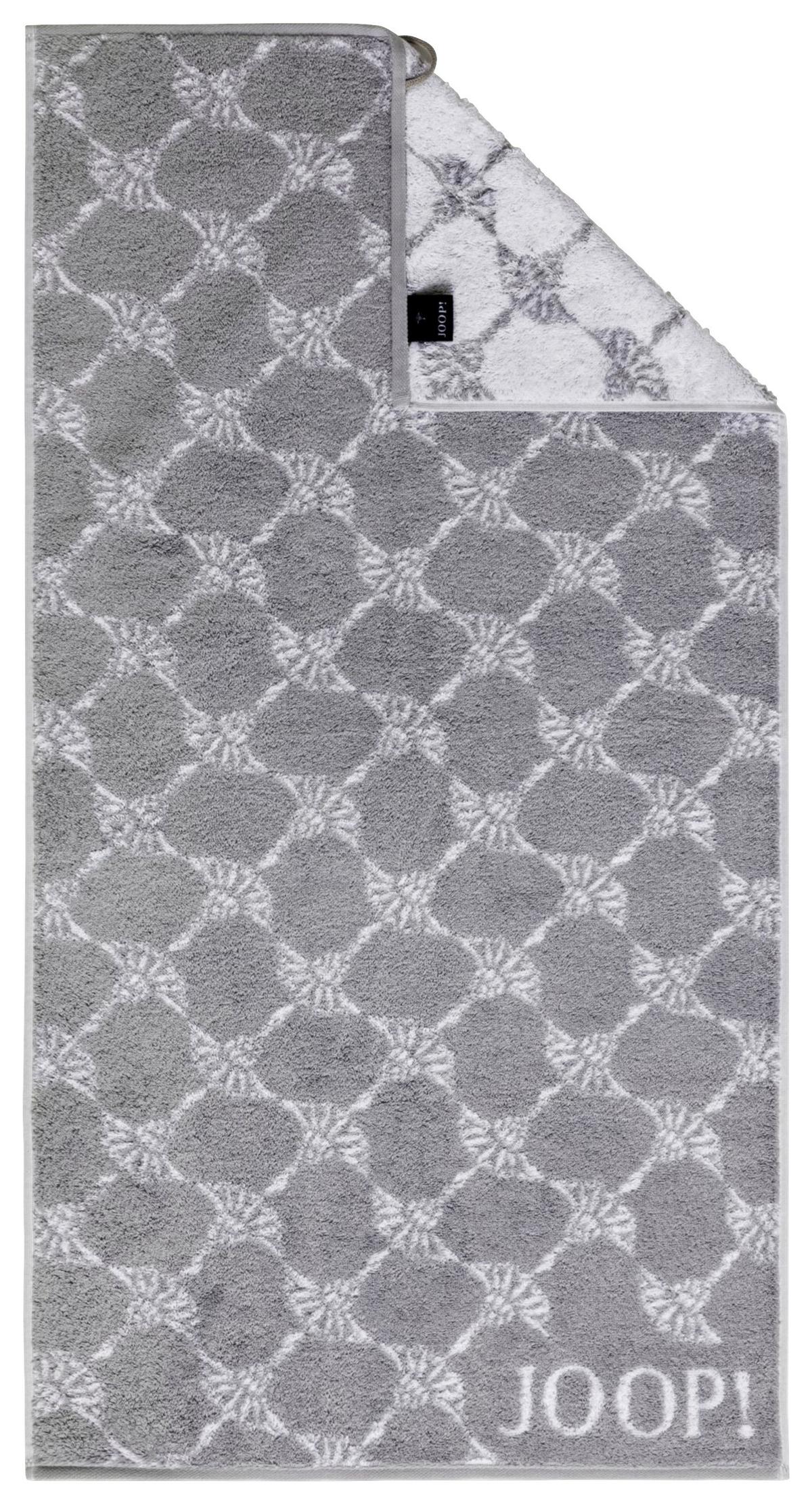 RĘCZNIK PRYSZNICOWY JOOP! CLASSIC CORNFLOWER - kolor srebrny, Basics, tkanina (80/150cm) - Joop!