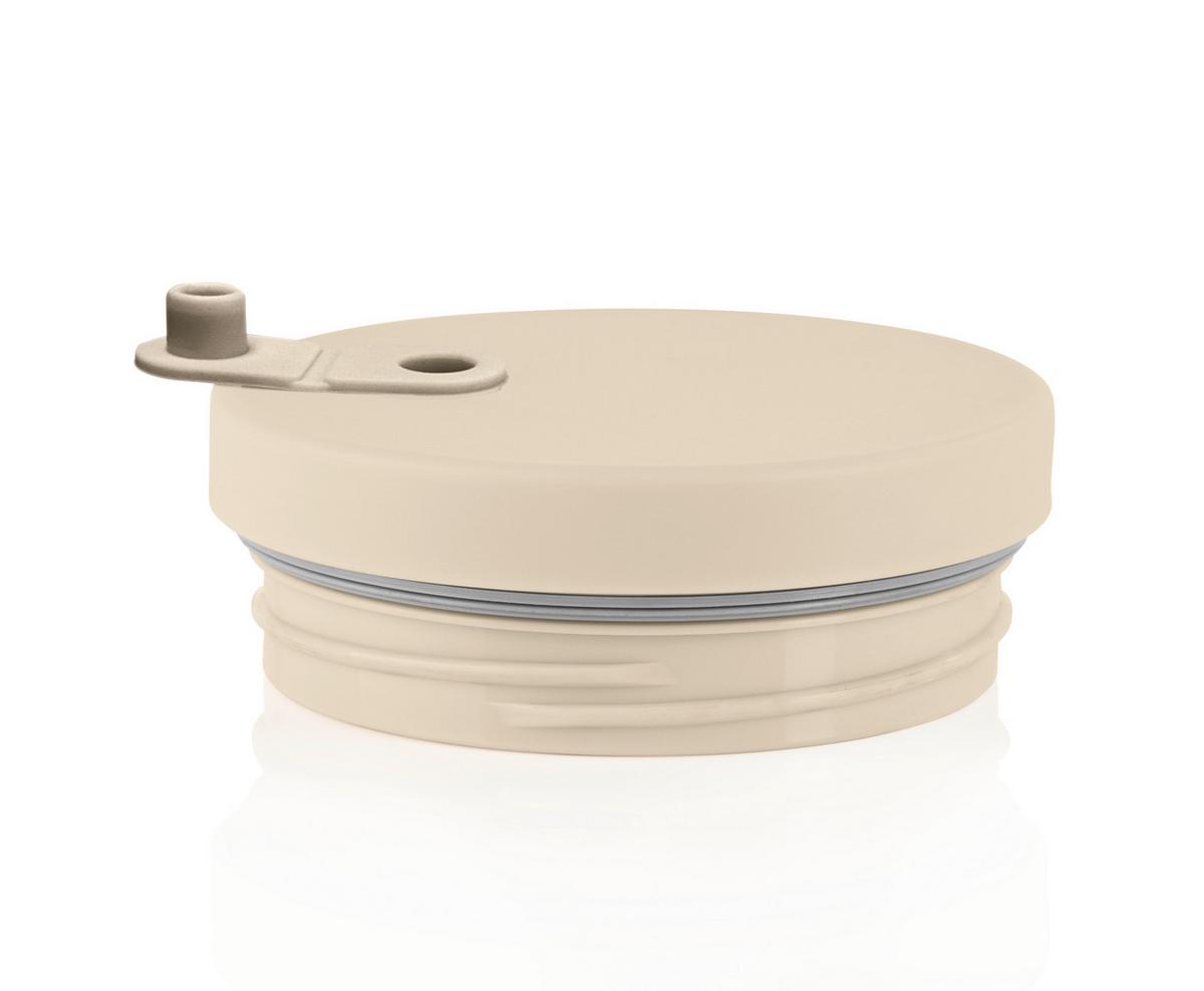 TERMOKUBEK 15043 - beżowy, Basics, tworzywo sztuczne/metal (1,2l)