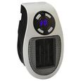 Heizstrahler Enzo Schwarz/Weiß, 500 Watt - Schwarz/Weiß, Kunststoff (11 11 18cm) - Insido Heizstrahler Enzo Schwarz/Weiß, 500 Watt - Schwarz/Weiß, Kunststoff (11 11 18cm) - Insido