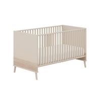 ŁÓŻKO SZCZEBELKOWE EEFJE BABYBETT - beżowy, Basics, materiał drewnopochodny (146,8/76,3/87,6cm) - Paidi
