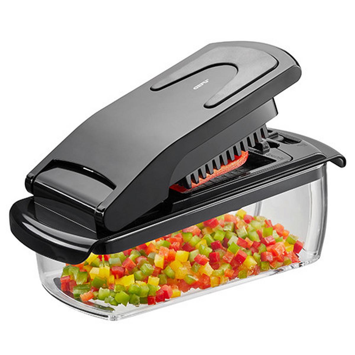 KRAJALNICA UNIWERSALNA 89471 - czarny, Basics, tworzywo sztuczne/metal (11,2/12,1/26,8cm) - Gefu