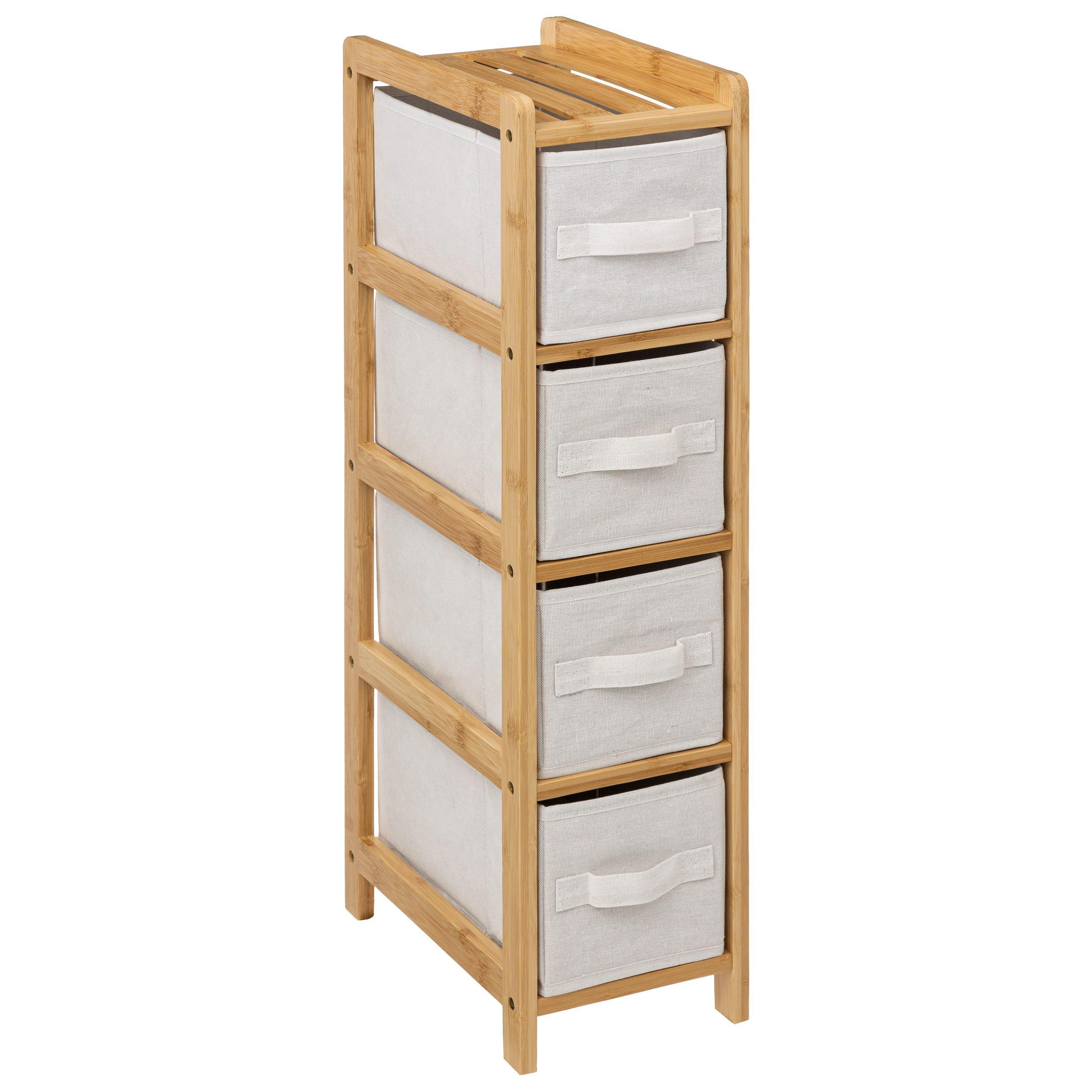 Etajeră Tidy cca. 33x78 cm - bej/culoare natur, Basics, lemn (33/19/78,2cm)