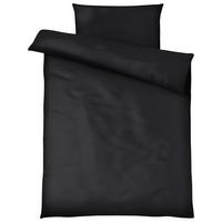 Ágyneműhuzat-garnitúra Blacky - fekete, Modern, textil (140/200cm) - Modern Living