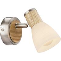 SPOT 54352-1 GYLFI - couleur nickel/opale, Natur, matériaux naturels/métal (8/11cm) - Globo