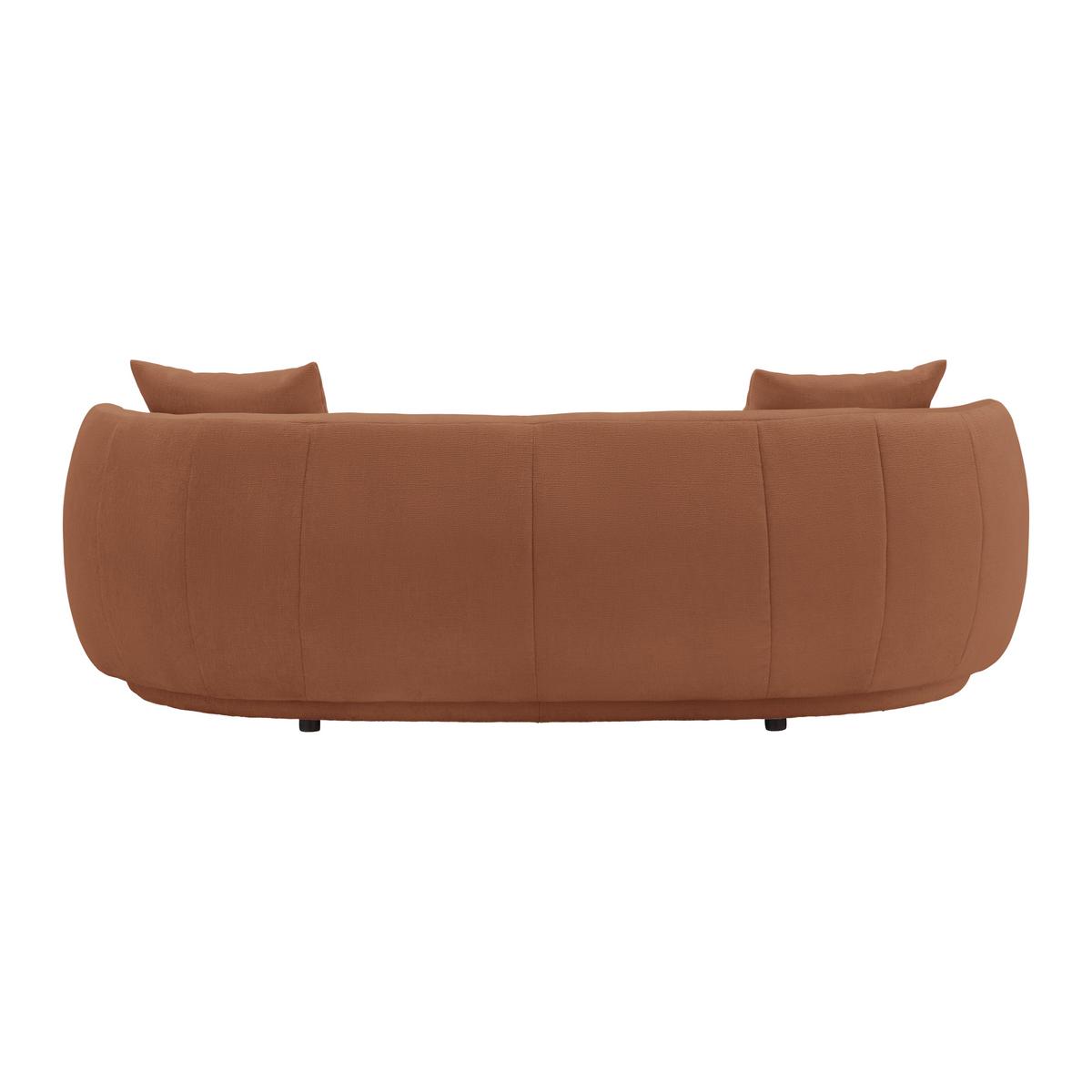 Bigsofa Leonas Kupferfarben - Schwarz/Kupferfarben, MODERN, Kunststoff/Textil (235/72/110cm) - Premium Living