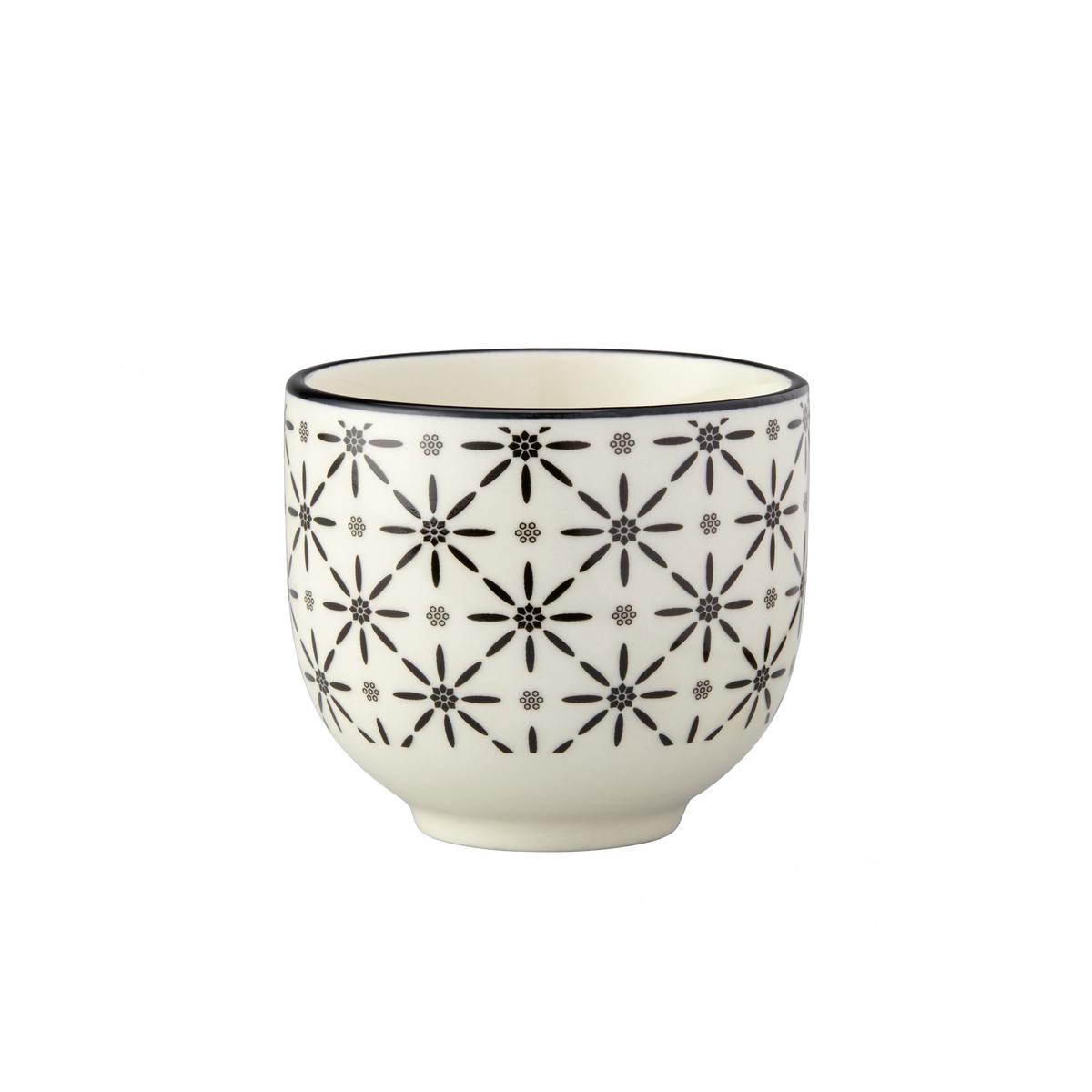 Teáscsésze Shiva - fekete/fehér, Lifestyle, kerámia (7/6cm) - Modern Living