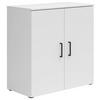 Komoda Multi - bijela/crna, Moderno, drvni materijal/plastika (80/83/40cm) - Modern Living