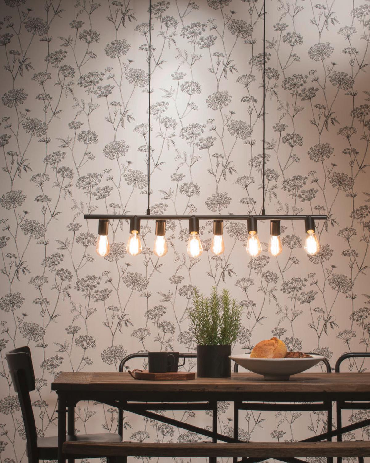 Függőlámpa Miami/h8/b - fekete, Design, fém (105/28/28-175cm) - It's about Romi