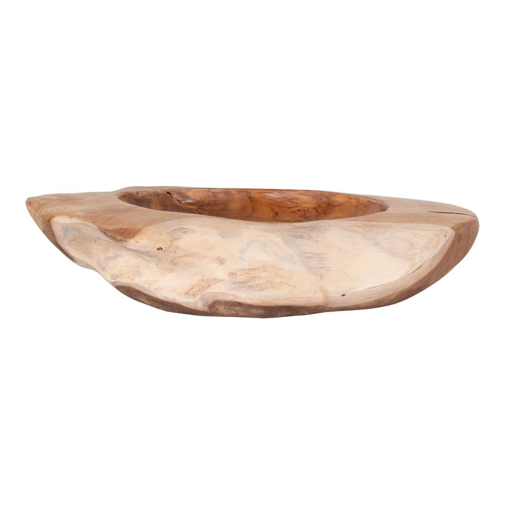 Obstschale Rio Bowl Teakfarben - Teakfarben, Design, Holz (40/12/40cm)