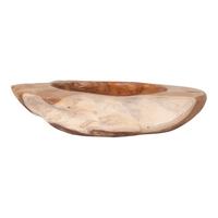 Obstschale Rio Bowl Teakfarben - Teakfarben, Design, Holz (40/12/40cm)