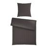 Bettwäsche Xenia Streif Anthrazit ca. 135x200cm - Anthrazit, MODERN, Textil (135/200cm) - Premium Living