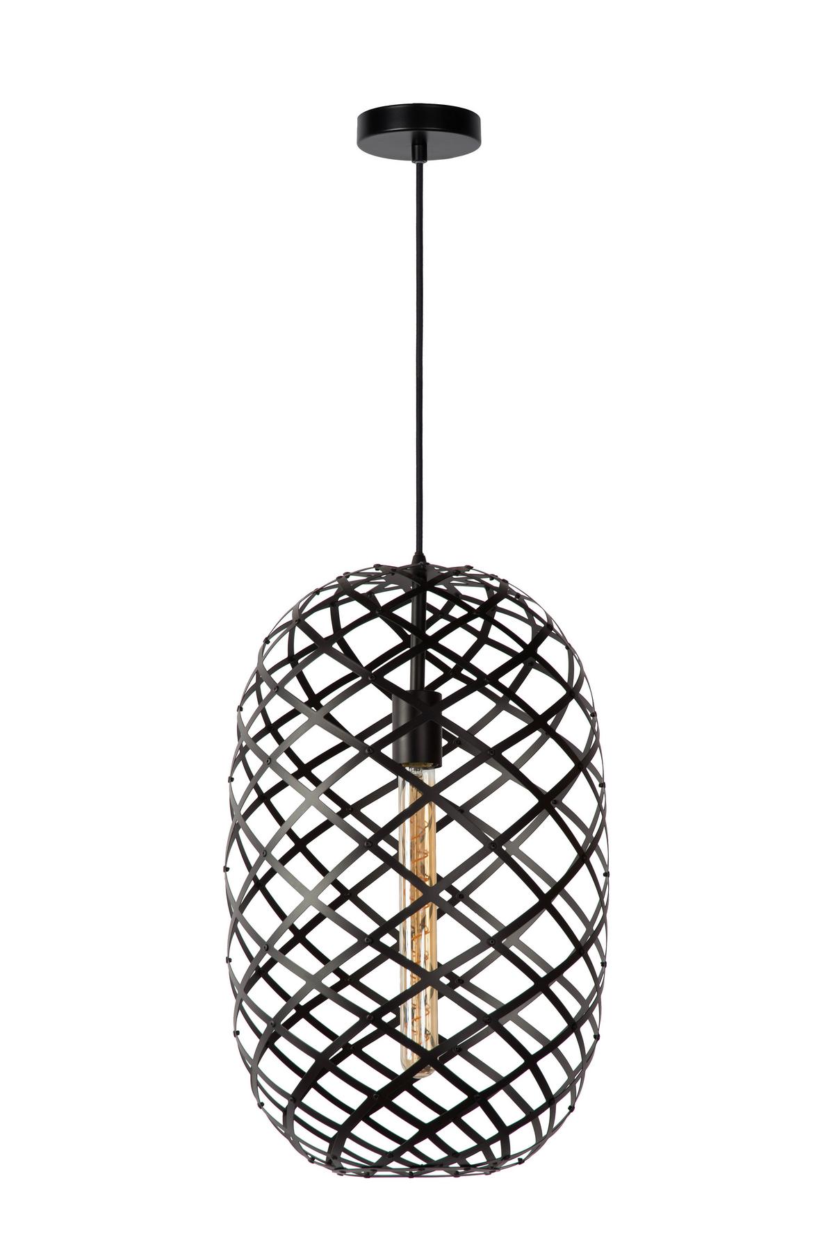 LAMPA WISZĄCA 21417/32/30 WOLFRAM - czarny, Konventionell, metal (32/180cm) - Lucide