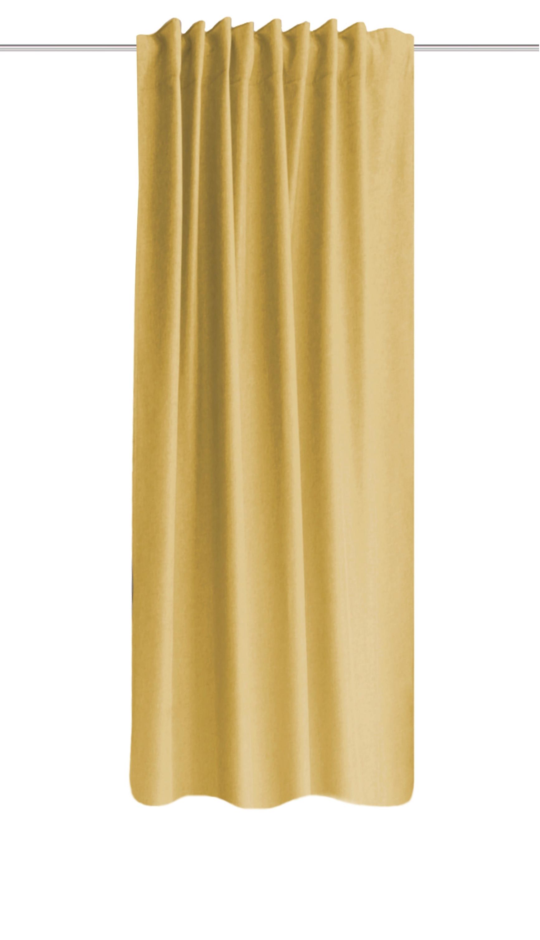 Wärmeschutzvorhang Eskimo Gelb ca. 135x225cm - Gelb, Basics, Textil (135/225cm) - Schmidt W. Gmbh