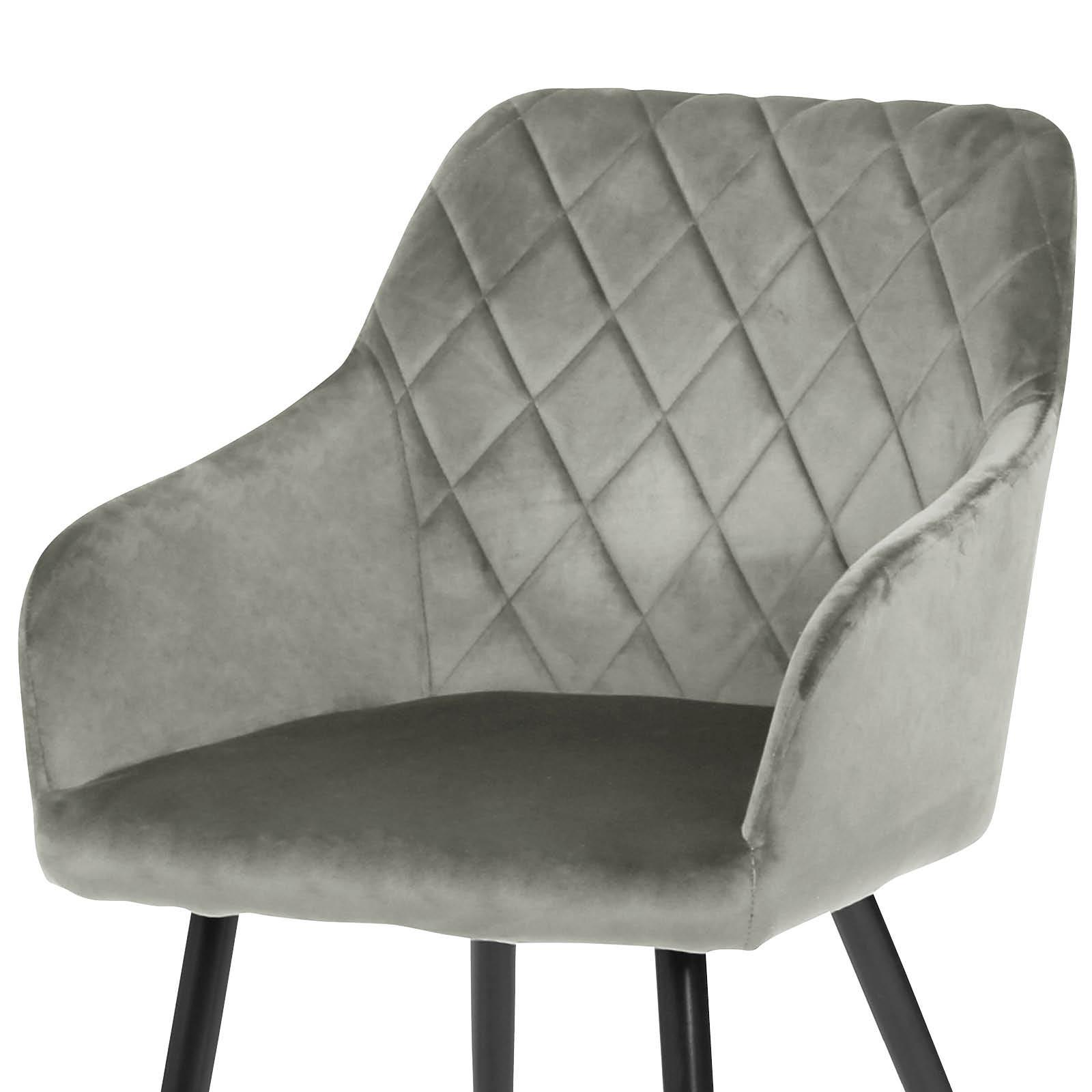 KRZESŁO Z PODŁOKIETNIKAMI ACTOR - czarny/taupe, Trend, metal/drewno (54/86/60cm) - Livetastic