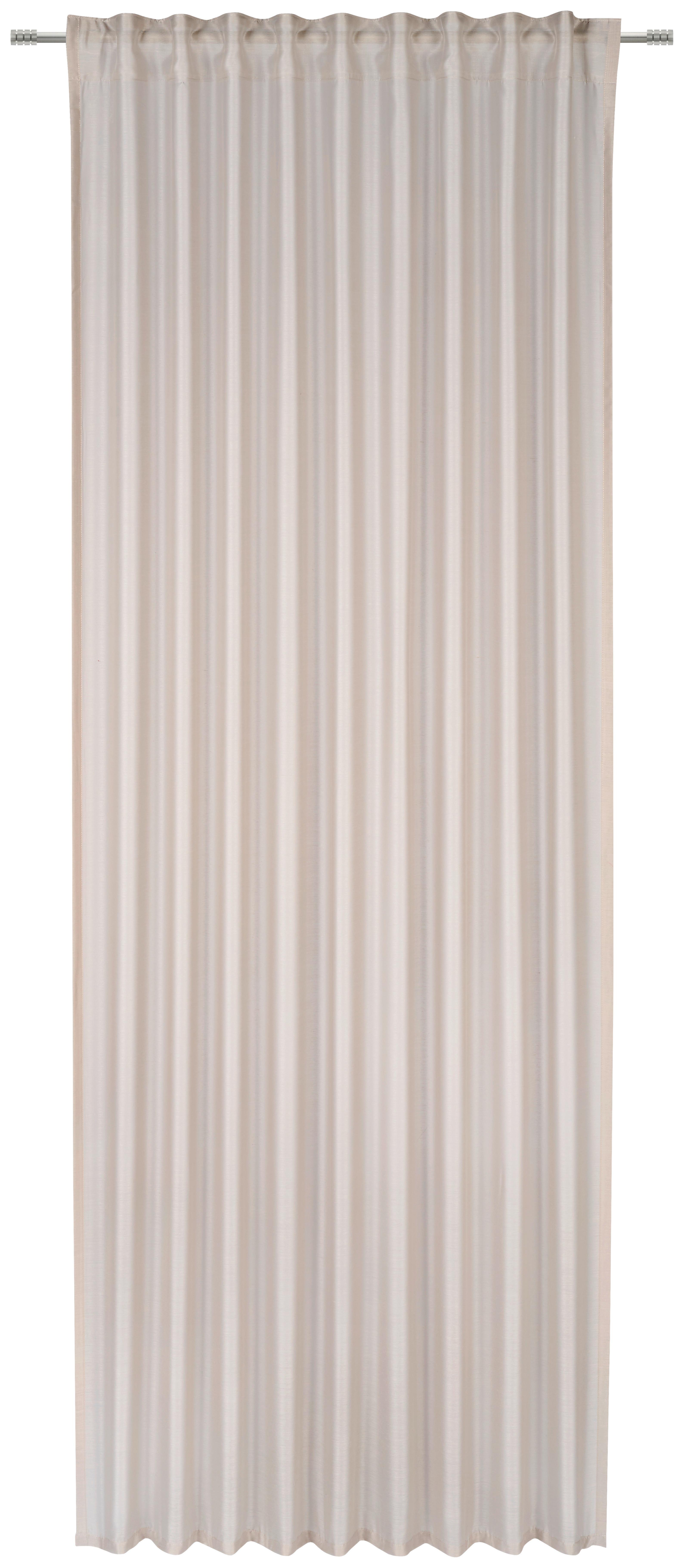 ZASŁONA GOTOWA GLORIA - kolor piaskowy, Basics, tkanina (135/245cm) - Esposa