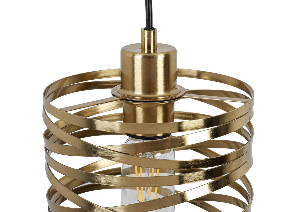 Svjetiljka Viseća Silvain - boje mjeda/crna, Moderno, metal/plastika (17/120cm) - Mömax
