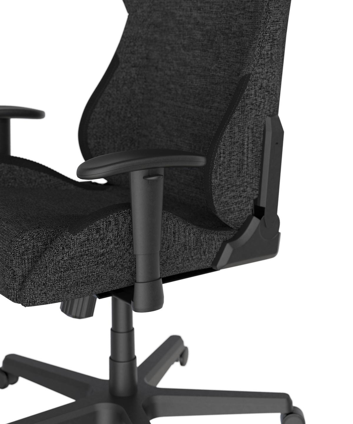 Gamingstuhl Formula Schwarz - Schwarz, KONVENTIONELL, Kunststoff/Textil (70/129/70cm) - Dxracer