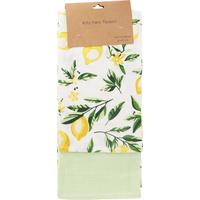 Set prosoape de vase 2/1 Lemon - Basics (45/70cm)