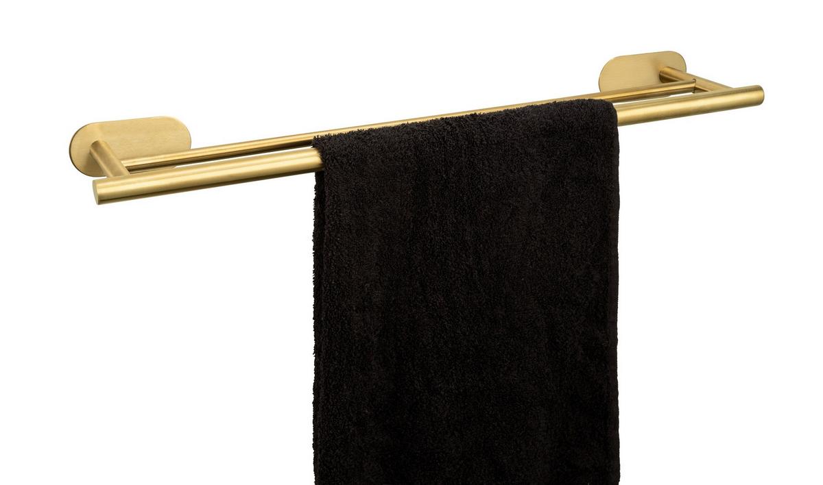 Suport pentru prosop Orea Gold - auriu, Lifestyle, metal (60/4,5/14cm) - Wenko
