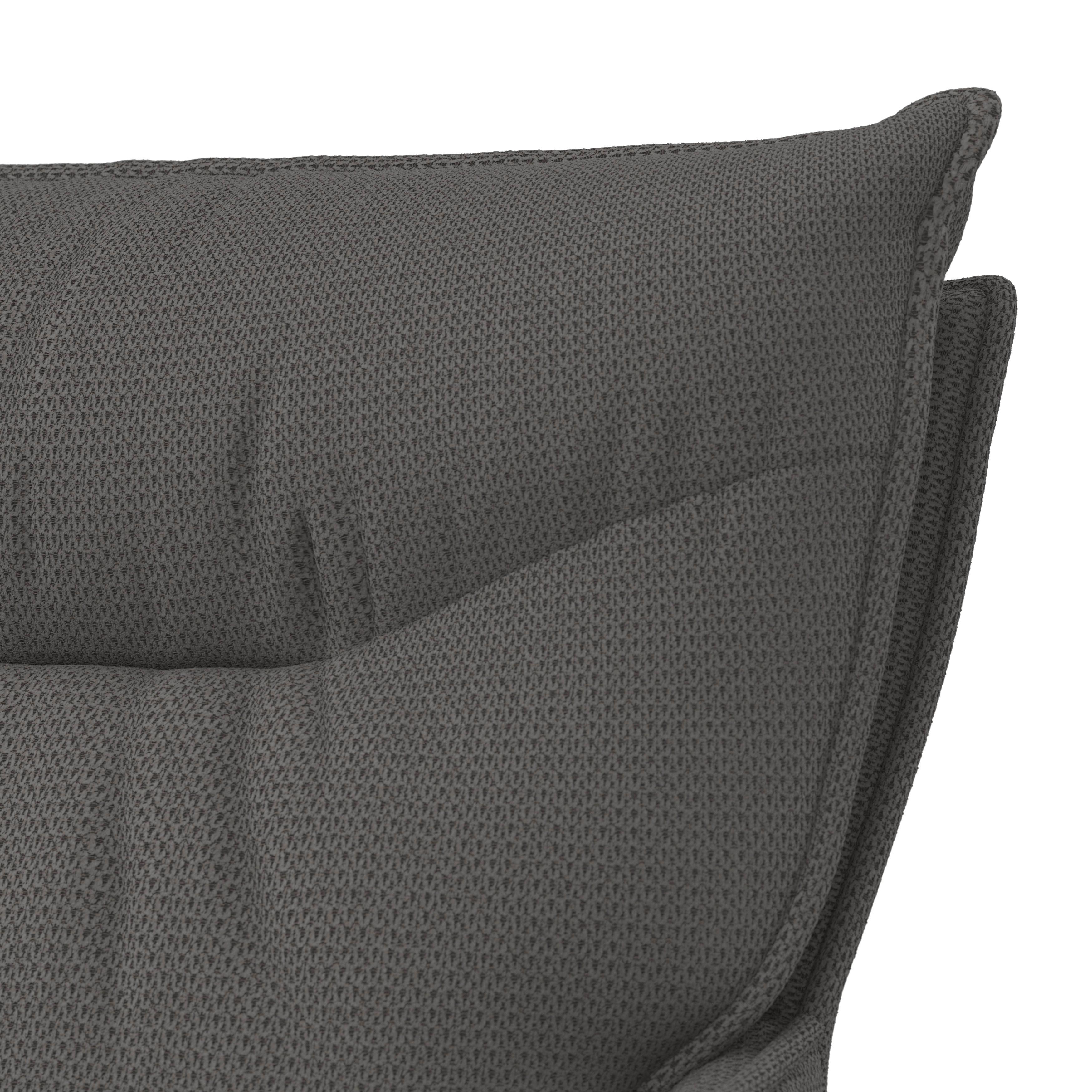 STOL MED ARMSTÖD LORELEI - grå/naturfärgad, Modern, trä/textil (58/87/63cm) - Bessagi Home