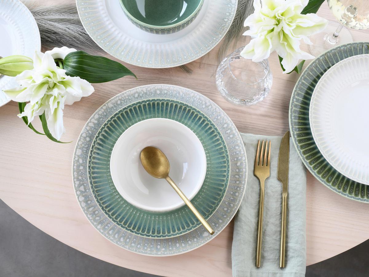 Jedilni Servis Celadon Mix, 12-Delni - krem barve/biserna, Basics, keramika - Creatable