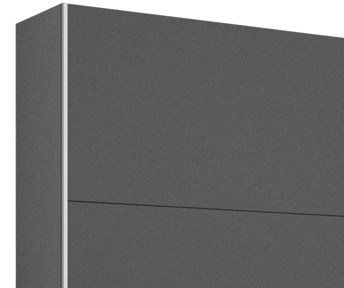 DULAP USI CULISANTE BORNEO - gri închis/culoare lemn stejar, Basics, sticlă/material pe bază de lemn (218/210/59cm) - Modern Living