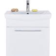 Waschtischkombi Dunkelgrau/Weiß - Dunkelgrau/Weiß, MODERN, Keramik/Holzwerkstoff (60/49/41cm) - Mömax modern living