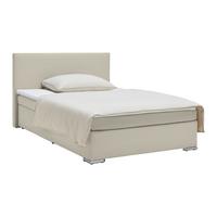 Boxspring Krevet Mira 2 - bež, Moderno, metal/tekstil (120/200cm) - Based