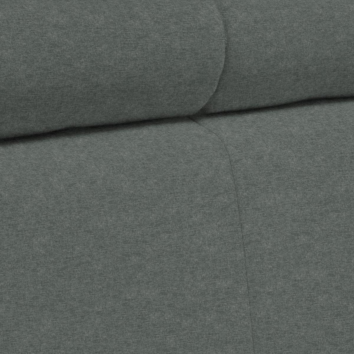 Ecksofa Lugo Graublau - Graublau, MODERN, Holz/Kunststoff (266/98/205cm) - Mömax