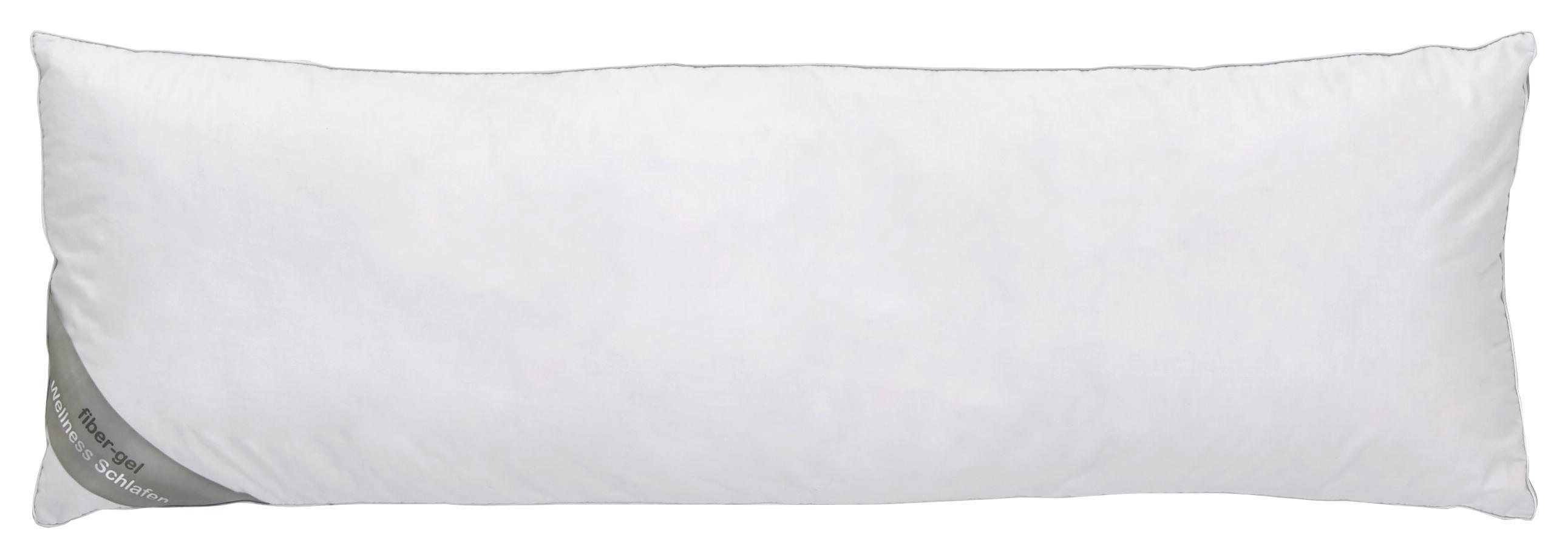 Seitenschläferkissen Wellness in Weiß - Weiß, Textil (40/120cm) - Nadana