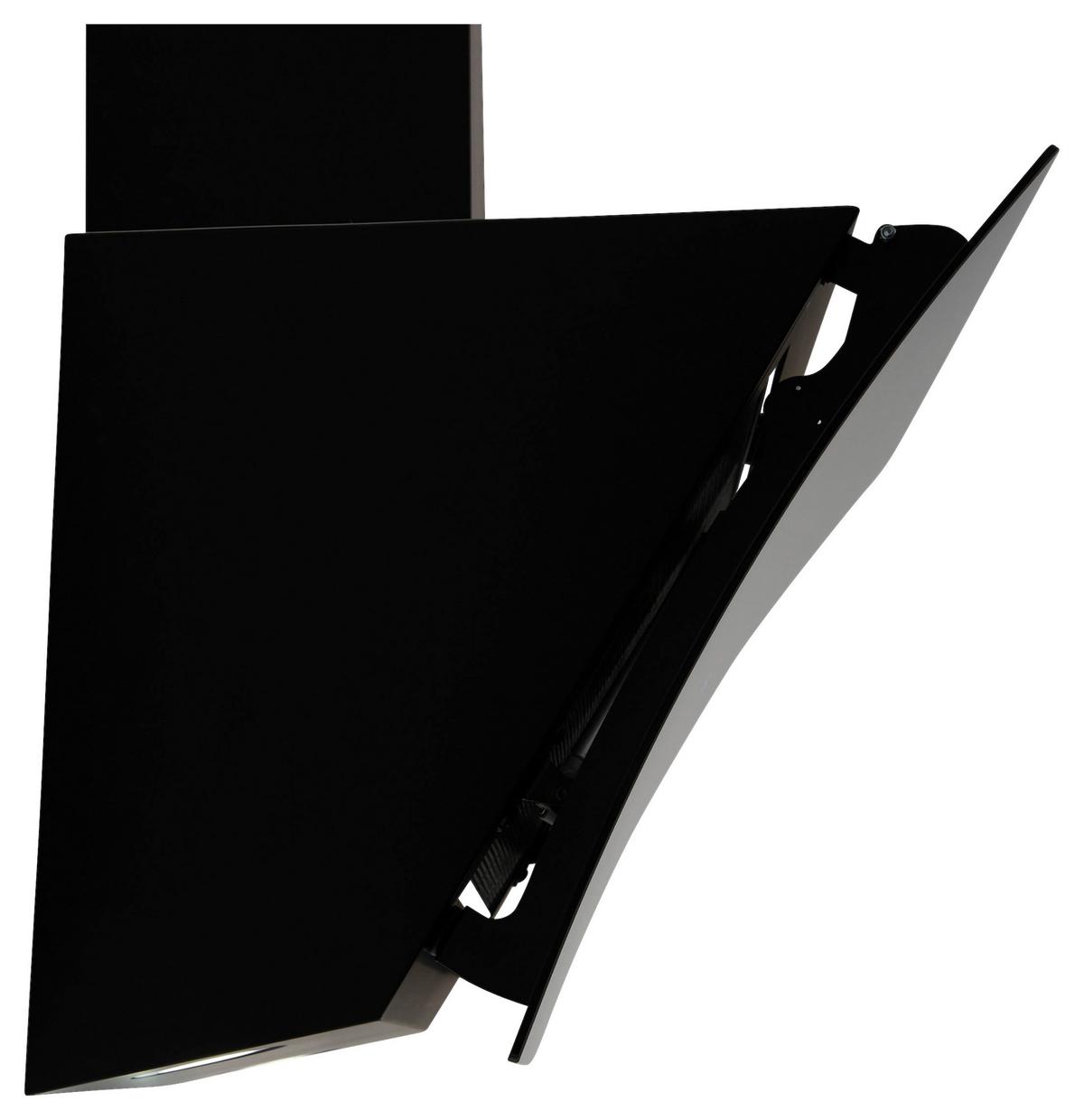 Kuhinjska Napa Respekta Alia, Črna, 60cm - črna, Trend, kovina/steklo (60/80,5-118,5/40,2cm) - Respekta