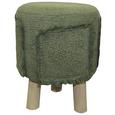 Hocker Mila Grün/naturfarben - Naturfarben/Grün, ROMANTIK / LANDHAUS, Holz/Textil (30/40/30cm) - Zandiara Hocker Mila Grün/naturfarben - Naturfarben/Grün, ROMANTIK / LANDHAUS, Holz/Textil (30/40/30cm) - Zandiara