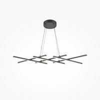 Pendelleuchte Mod244pl-L50bk - Schwarz, Design, Metall (103,5/307/30cm) - MAYTONI