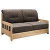 Schlafsofa Camino Holzkorpus Honig/Dunkelbraun - Dunkelbraun/Honig, LIFESTYLE, Holz/Textil (154/88/90cm) - Livetastic