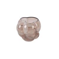 Váza Bubble - világosbarna, üveg (18,6/16,5/16,8cm) - Mömax