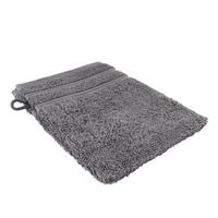 Waschhandschuh Melanie in Anthrazit - Anthrazit, Textil (16/21cm) - Modern Living