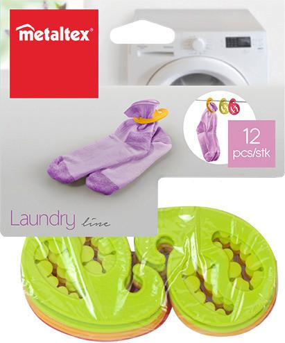 Ruhacsipesz/zoknipárosító Laundry - műanyag (17.5/14.4/1.8cm) - Metaltex