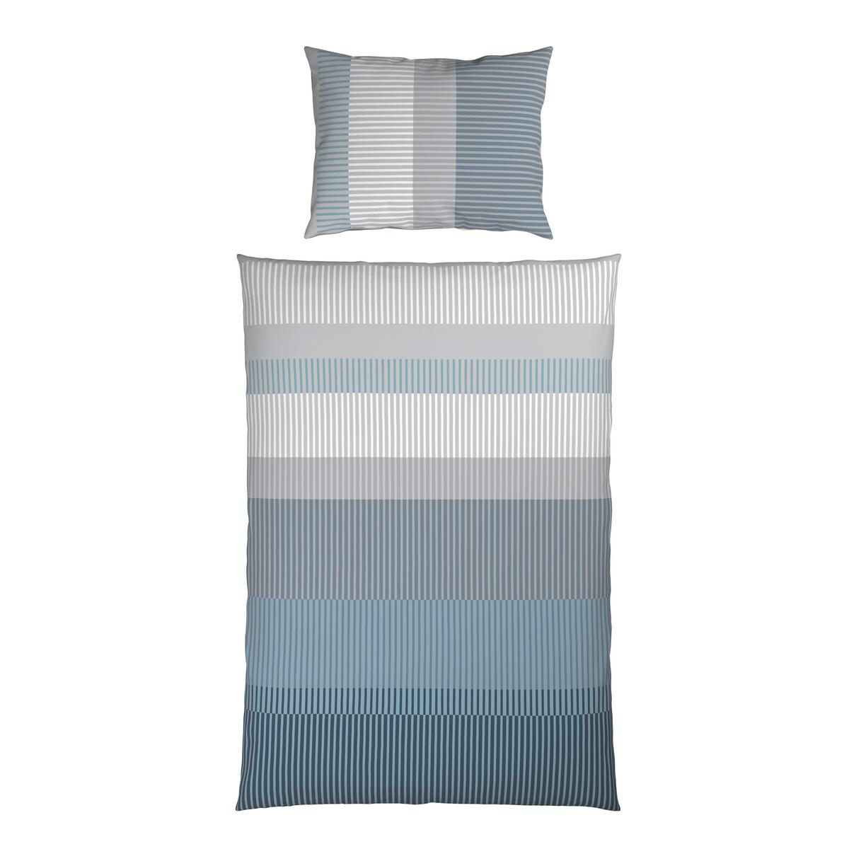 Posteljnina Hannes - sivomodra, tekstil (140/200cm) - Mömax