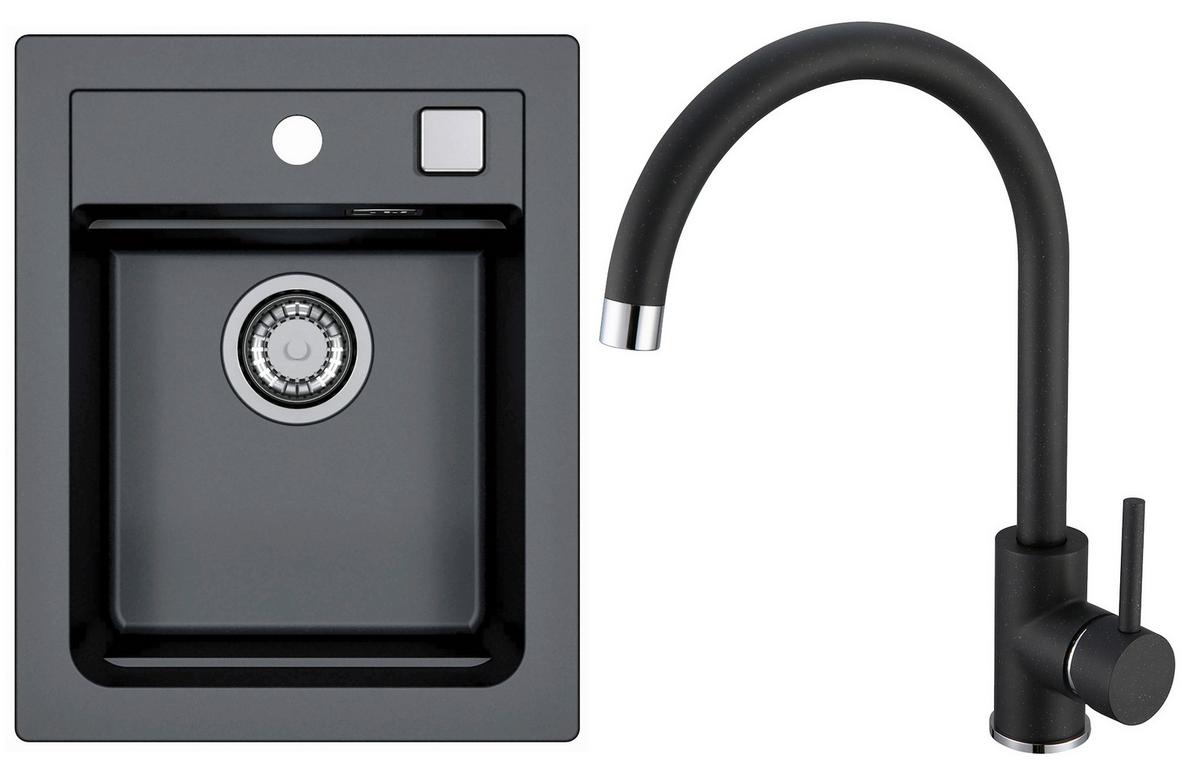 Set Sudopera I Slavine Atrox 10 + Kati G91 - crna, Konvencionalno, kamen (40/50cm)
