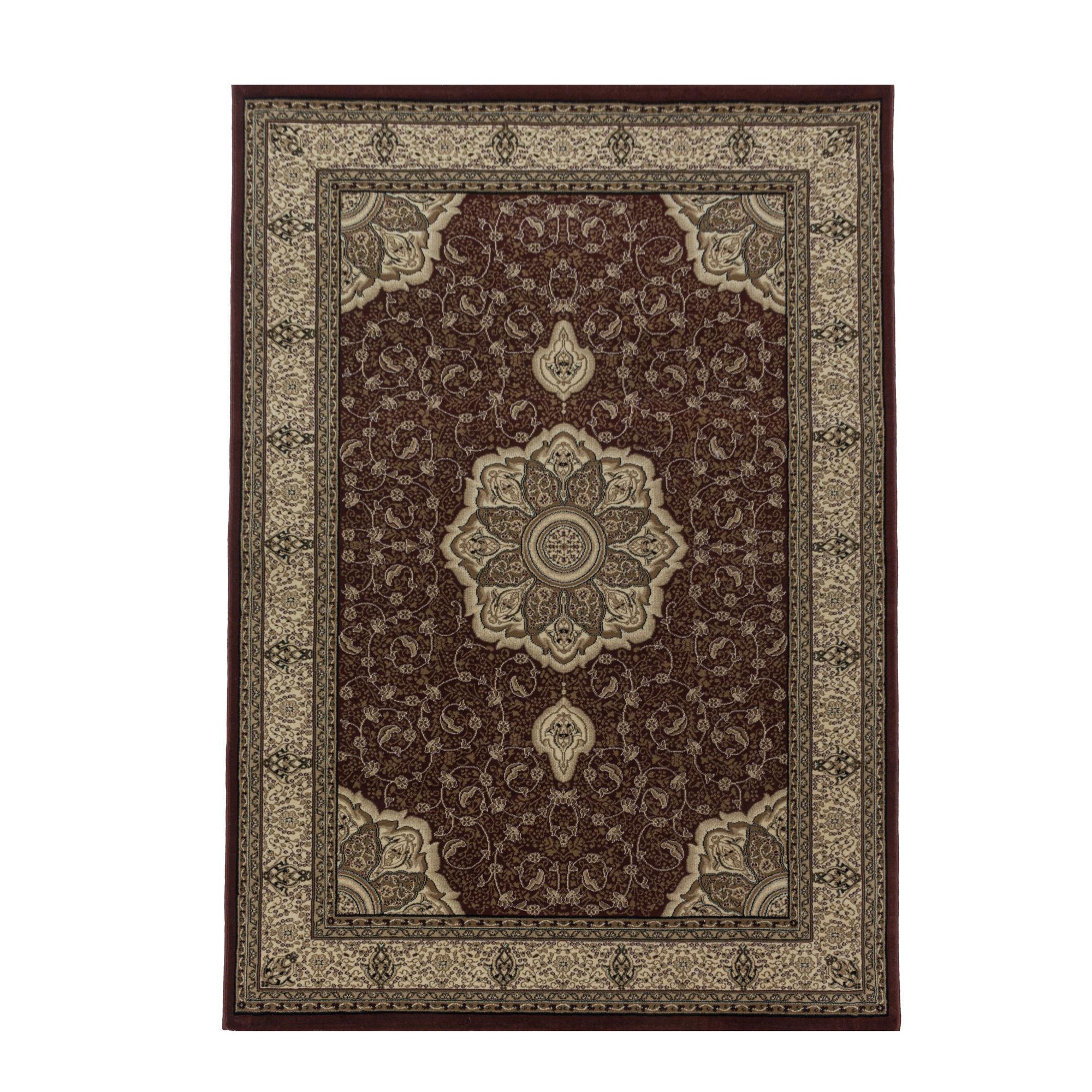 Webteppich Kashmir Rot ca. 120x170cm - Rot, LIFESTYLE, Textil (120/170cm)
