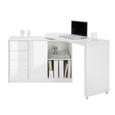 Comodă Matt - alb, plastic/compozit lemnos (166/77/42cm) - Modern Living Comodă Matt - alb, plastic/compozit lemnos (166/77/42cm) - Modern Living