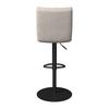 BARPALL CAJA - svart/cremefärgad, Modern, metall/trä (47/87-107/49cm) - Bessagi Home