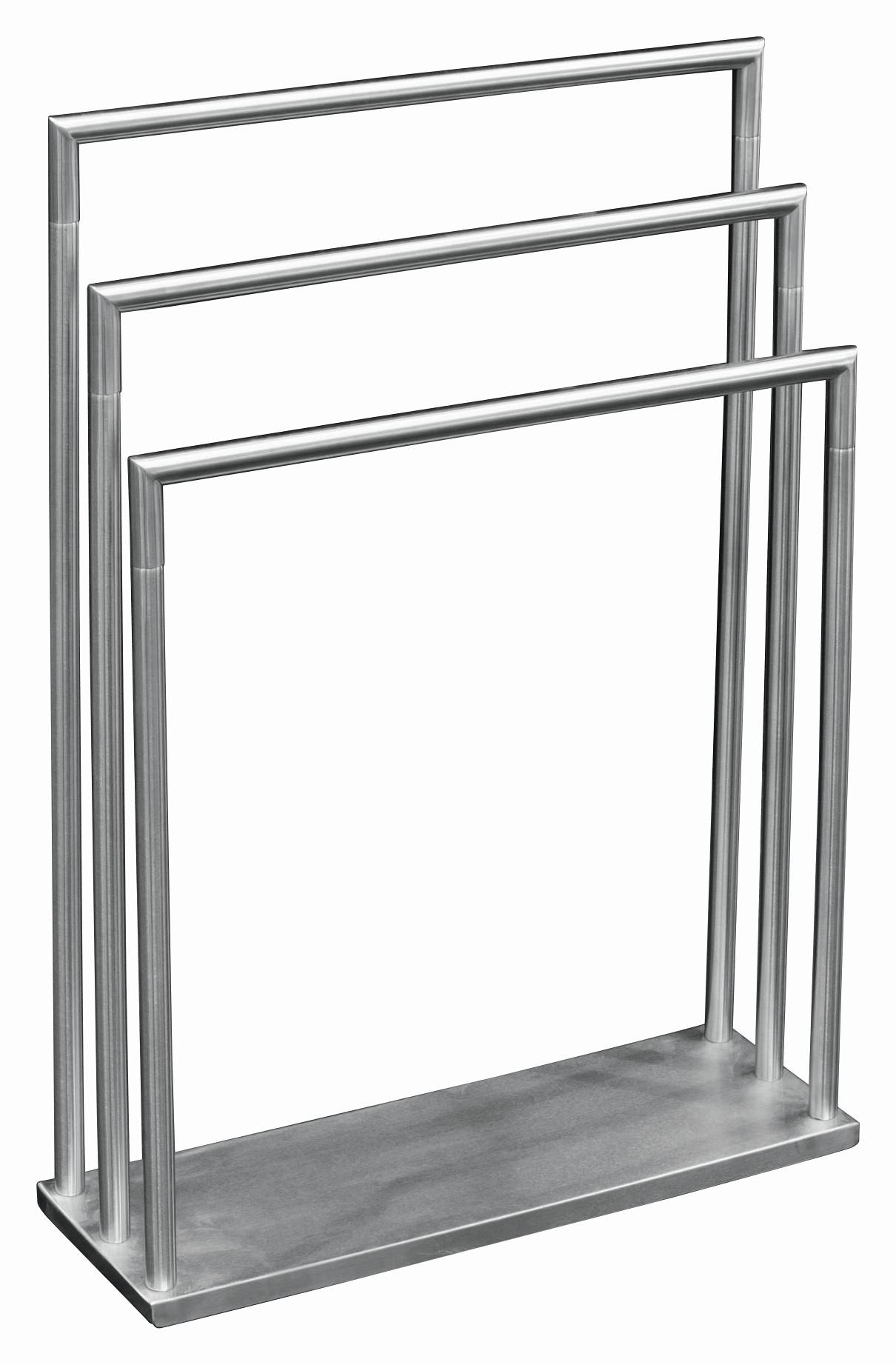 WIESZAK STOJĄCY NA RĘCZNIKI WALDI - kolor stalowy, Basics, metal (58/83/20cm)