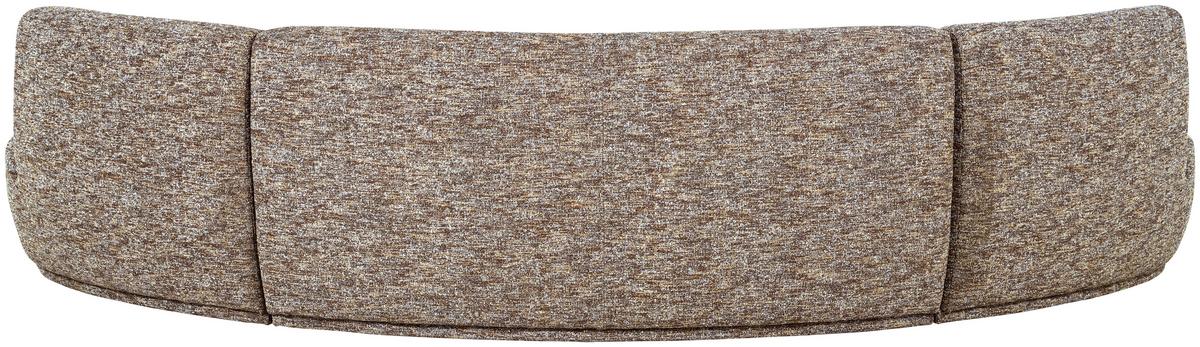 Bigsofa Batavier Hellbraun B: 320cm - Hellbraun/Schwarz, Design, Kunststoff/Textil (320/74/174cm) - Livetastic