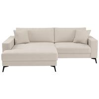 Kutna Garnitura Ted - crna/krem, Trend, tekstil/metal (174/228cm) - Modern Living