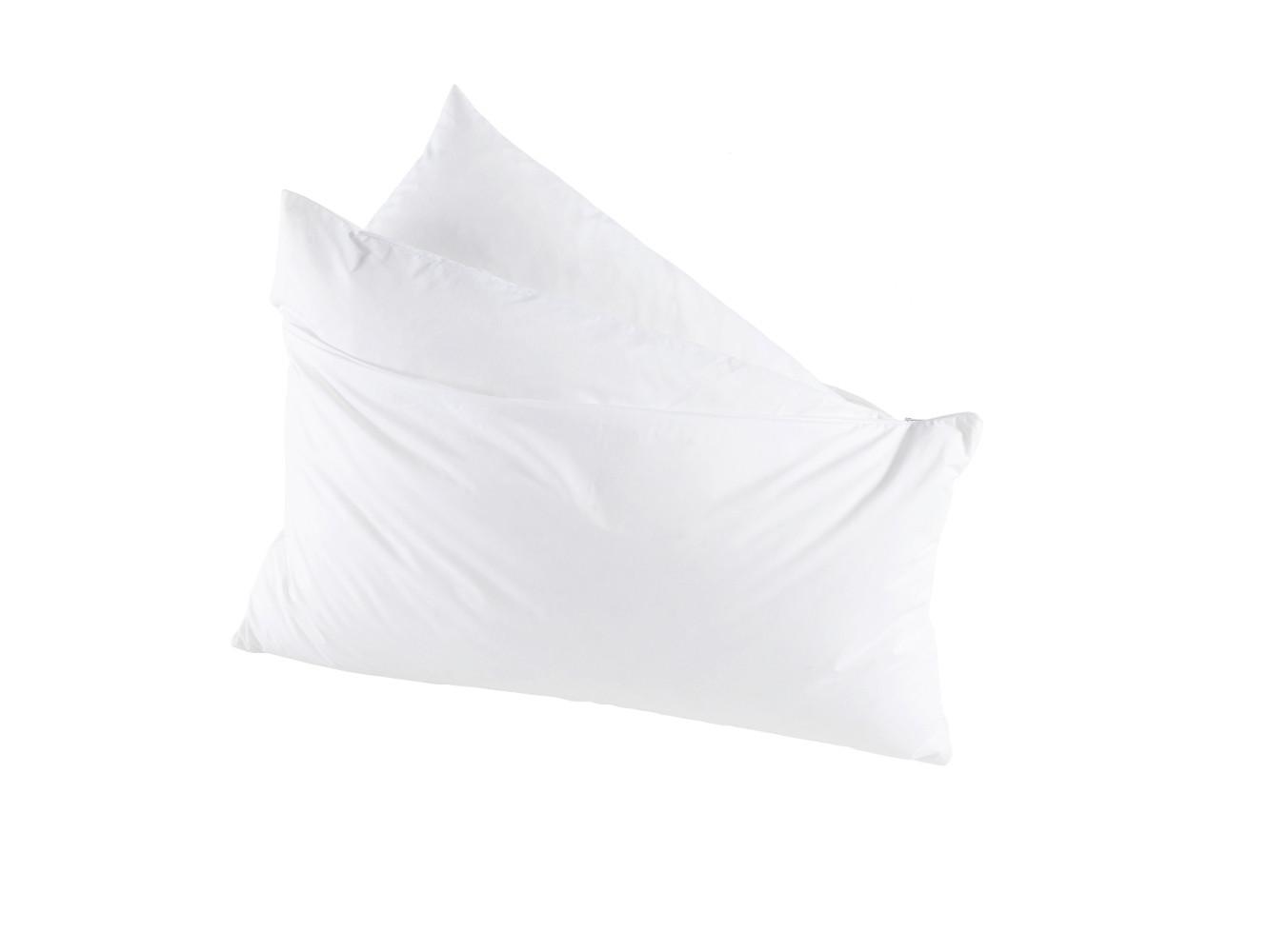 PODUSZKA POD GŁOWĘ VARIO FLEX.X - biały, Basics, tkanina (80/40cm) - Sleeptex