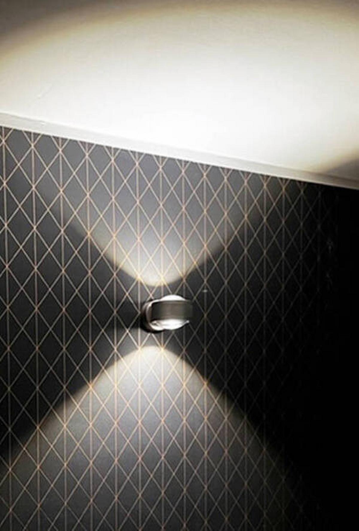 KINKIET LED MT67007 DUE PUNTO - czarny, Design, metal (14,3/11,2/9,0cm)